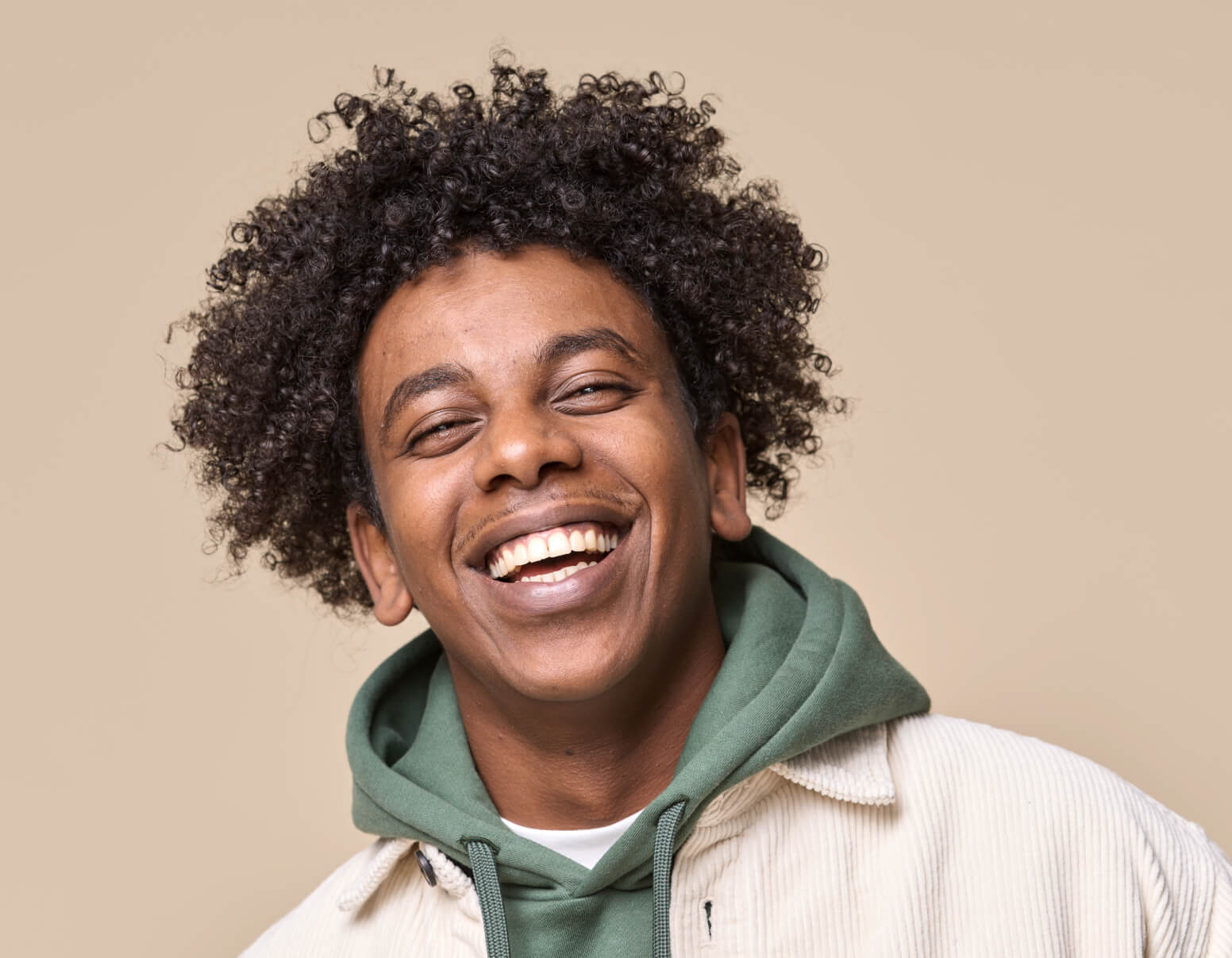 man smiling